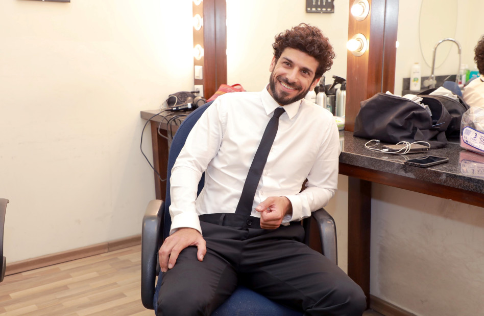 העיקר שיצא עם חיוך. אביב אלוש (צילום: דנה קופל)