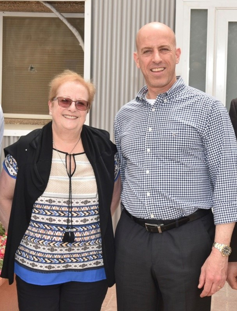 דותן פיינמסר וג'יזל היברט-מסקה (צילום: גדי פרישמן)