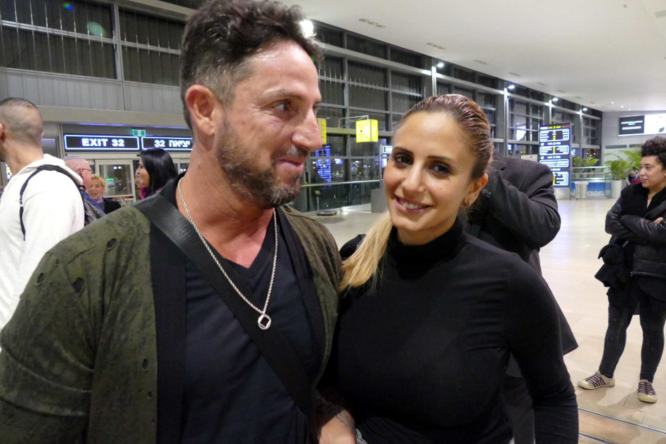 פליקס חלפון ובת הזוג טלי (צילום: אמיר מאירי)