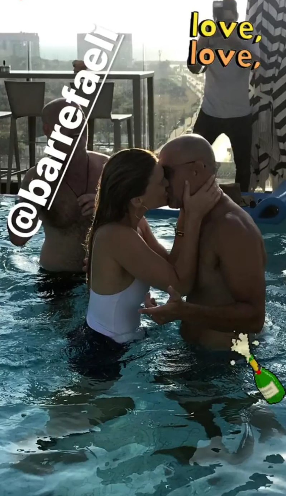 חמודים. עדי עזרא ובר רפאלי (צילום: אינסטגרם)