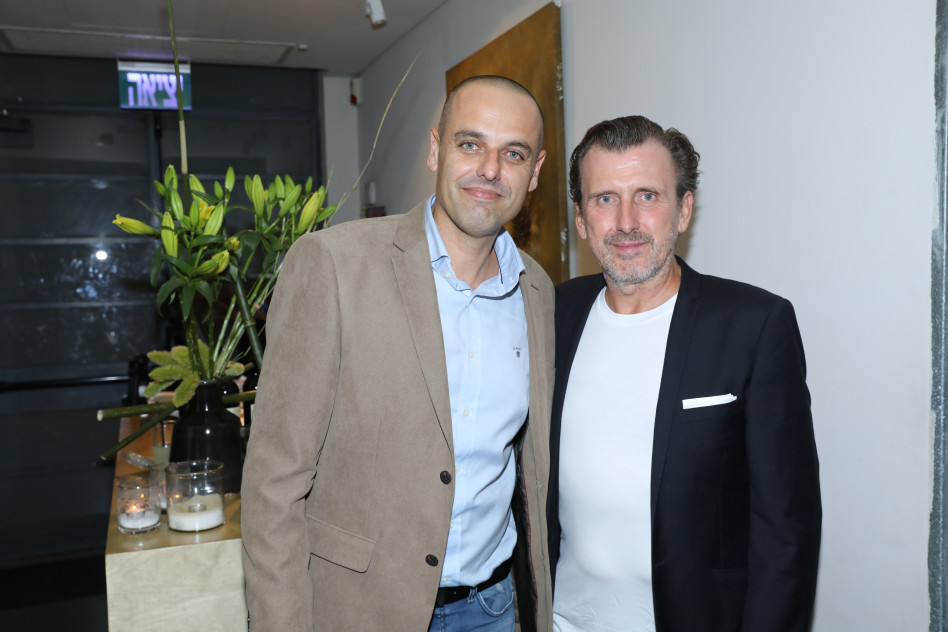 מארק הייז ומאור בן שבת (צילום: רפי דלויה)