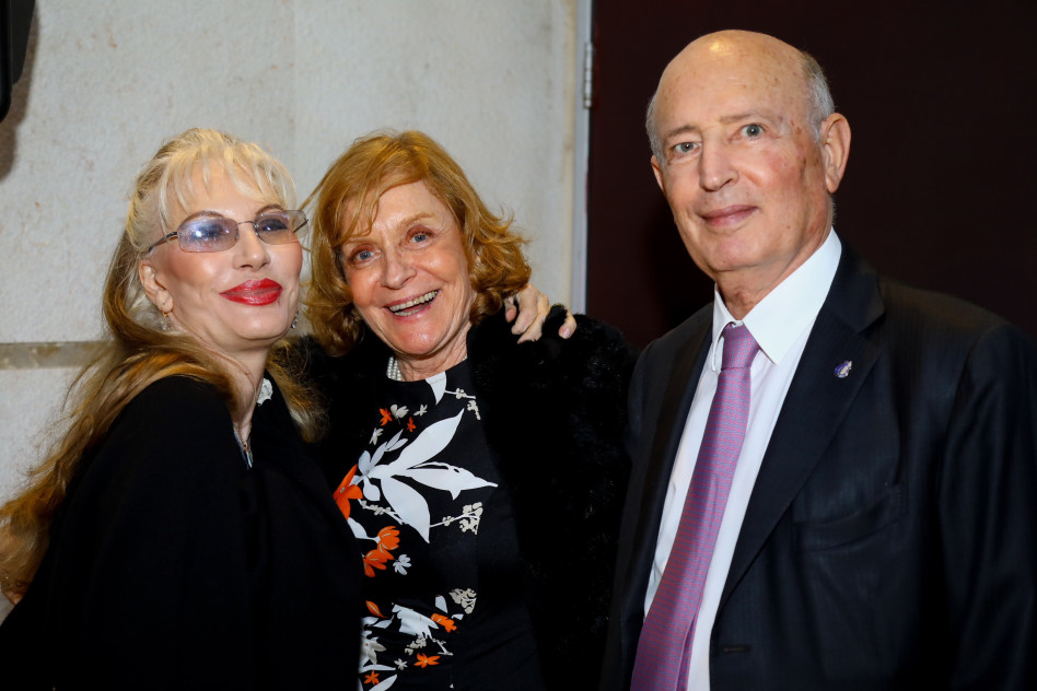 יאיר גרין , אמינה הריס ודונטלה פליק (צילום: יעל רוס)