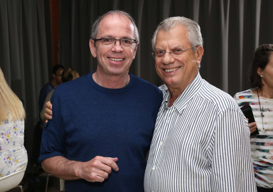 שלום זיידלר וצבי יוכמן (צילום: רונן טופלברג)