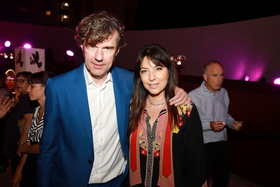 רז'ין גנזי וסטפן זגמייסטר (צילום: איציק בירן)