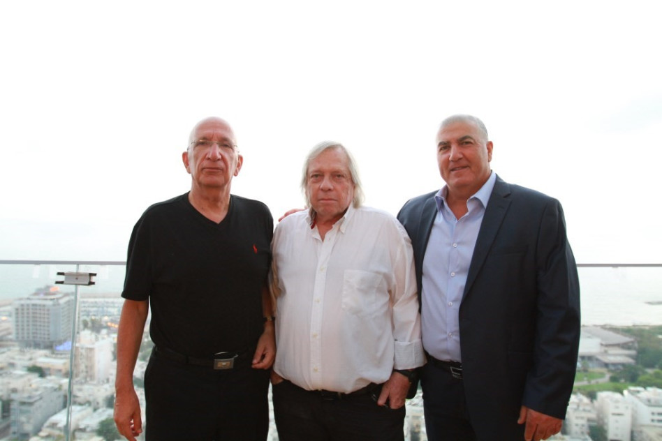 מצליח קזיס, משה צור וששי גז (צילום: אורי קרני)