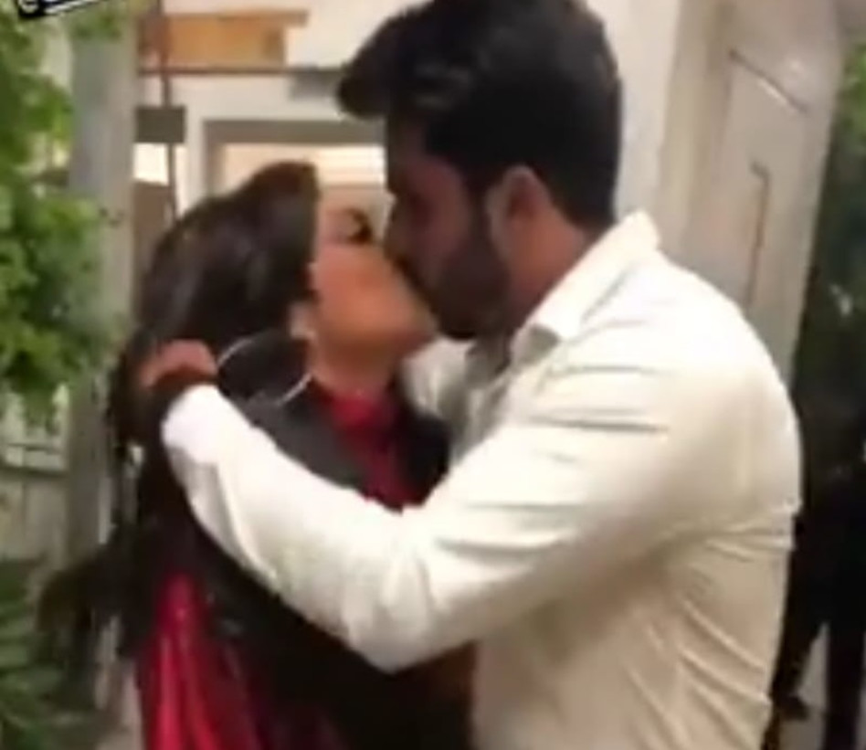 אביבית בר זוהר ושלומי ווהבה (צילום מסך מתוך הסטורי של לירון ויצמן)