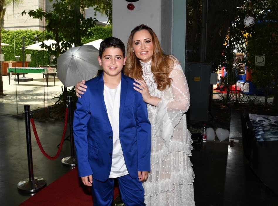 פולה בליק-דיין ובנה מיכאל