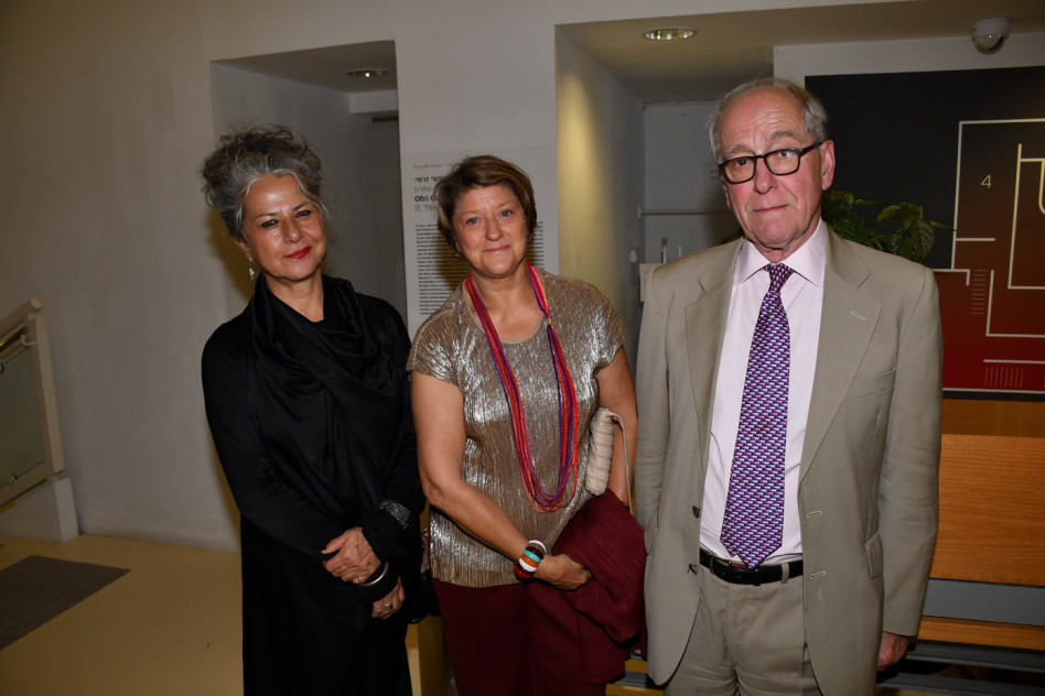 איזבל וז'אן-קונרד לֶמֶטְרֶה ומרי שק (צילום: אביב חופי)