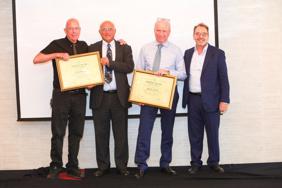 ג'ימי זוהר, רוני פורטיס, אלי זיו ולסלי אדלר (צילום: נמרוד אהרונוב)