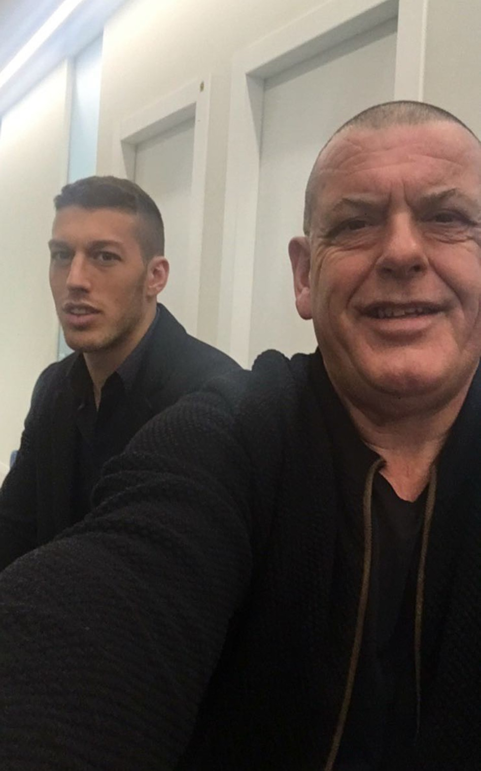 תומר רוטשילד עם אביו יורי (צילום פרטי)