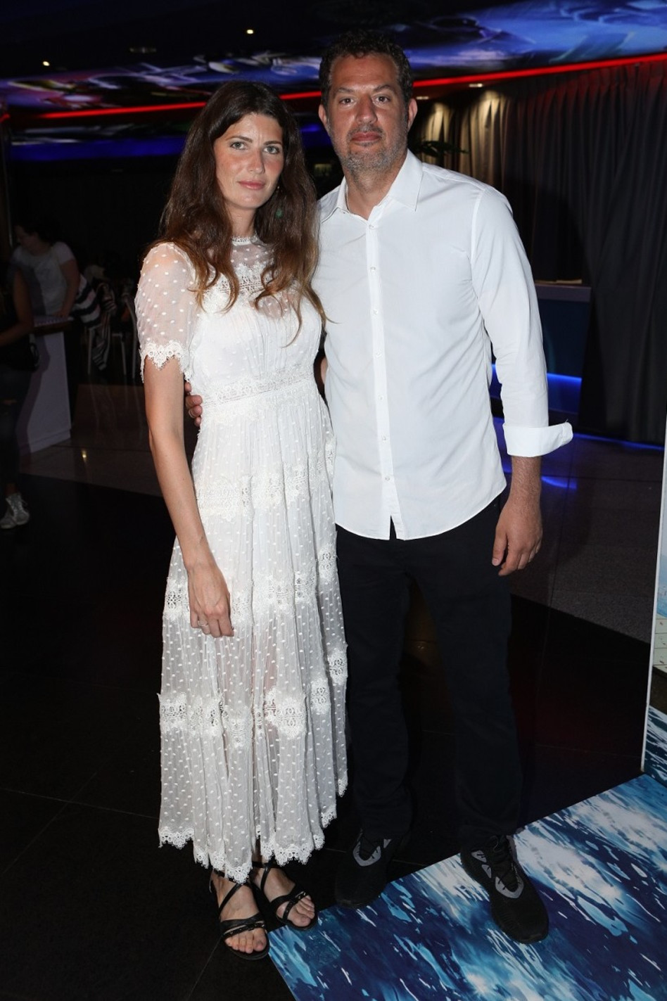 גיא עוזרי ומישל (צילום: עופר חן)