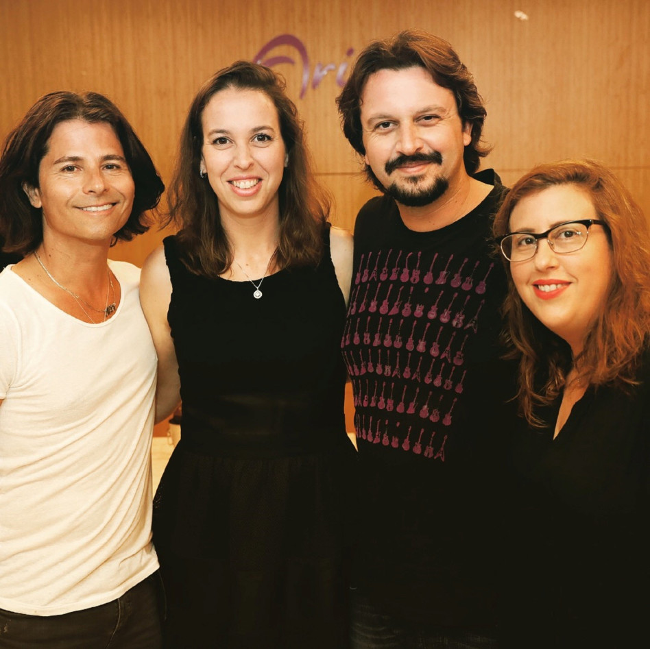 סיוון סבג, ג'ייסון ואליטל אריסון וניר הוד (צילום: גיא יחיאלי)