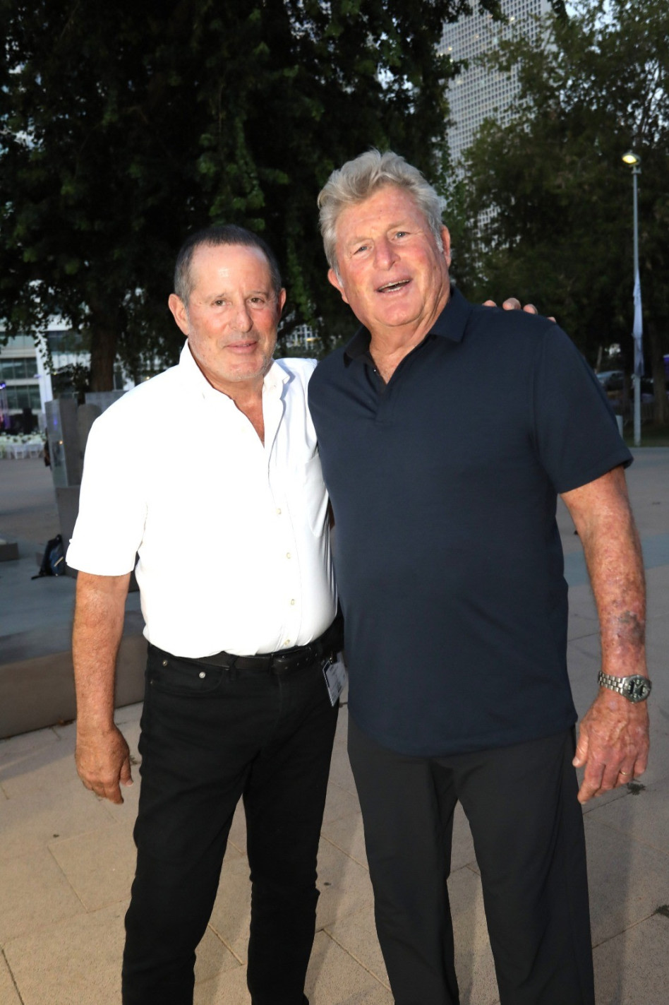 יורם יאיר ומאיר שמיר (צילום: סיון פרג')