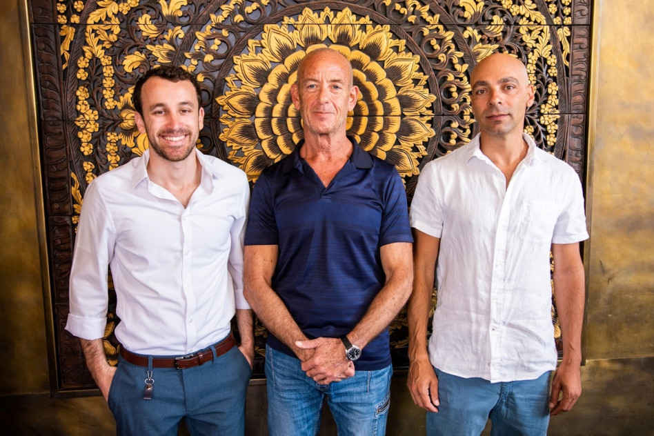 אורי חלמיש , דני רצ׳ובסקי ונבו גל (צילום: דוד אוגלבה)