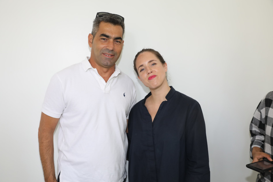 שרלוט דה-לאפארה וארז חלבי (צילום: רפי דלויה)