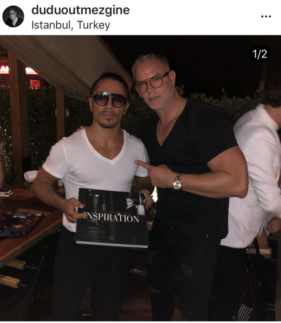 דודו אוטמזגין וסולט ביי (צילום מתוך אינסטגרם)