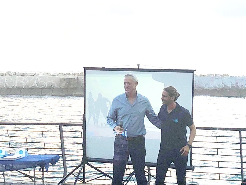 ירון וקסמן ובני גנץ (צילום: באדיבות עמותת הגל שלי)