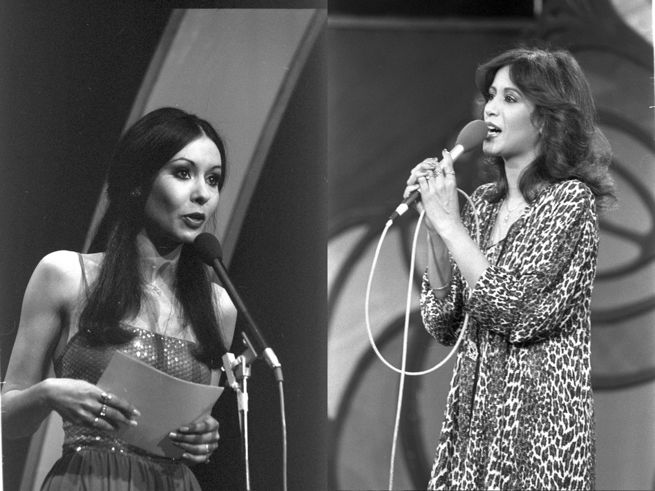 ירדנה ארזי, עפרה חזה (צילום: משה מילנר, לע''מ,יעקב סער, לע''מ)