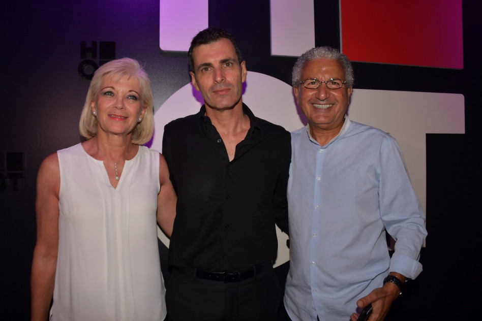 משה אדרי, יורם מוקדי ופנינה אדרי (צילום: אביב חופי)