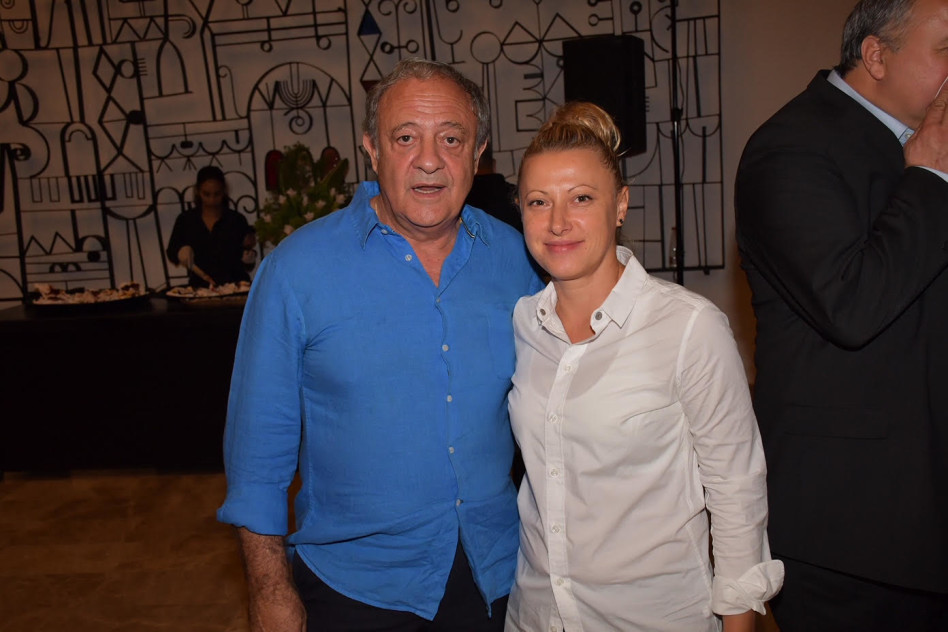 מריה קוזנצובה וראובן אבלגון (צילום: אביב חופי)