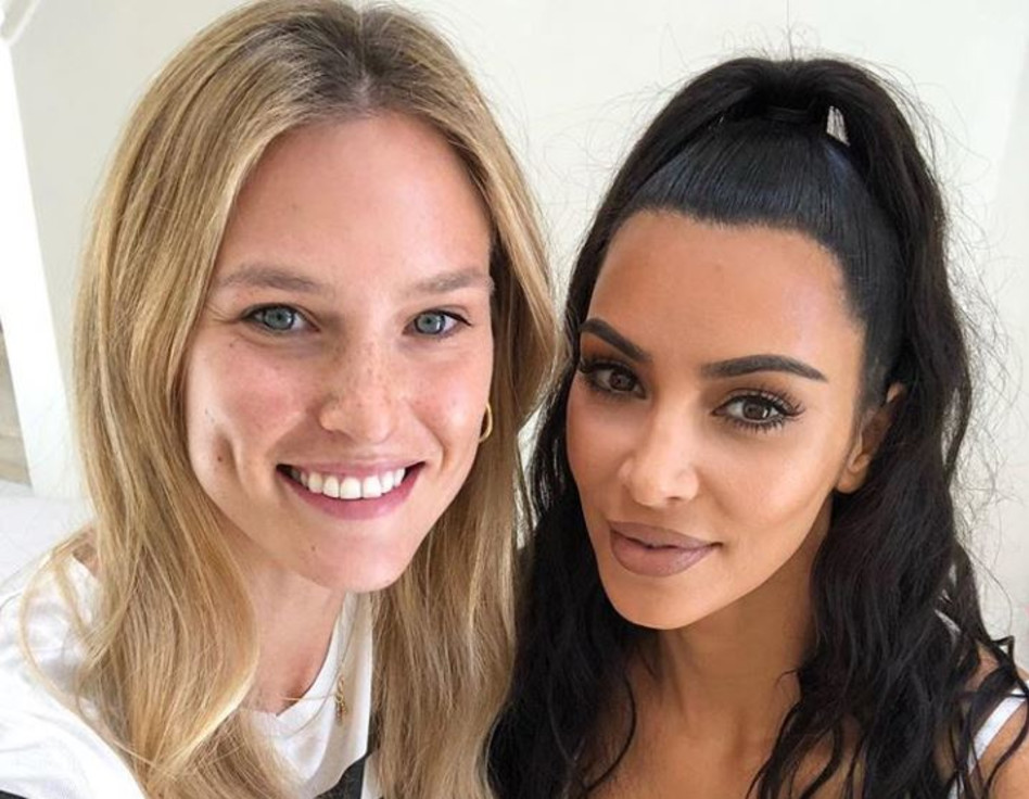 קים קרדשיאן ובר רפאלי בימים טובים יותר (צילום: אינסטגרם)