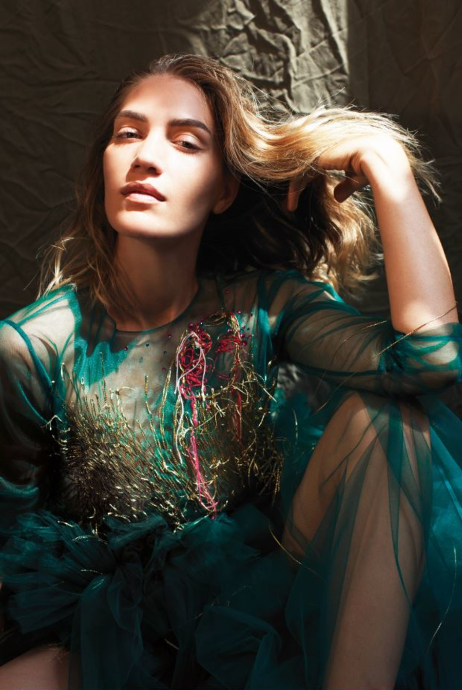 ג'ני צרוואני (צילום: מיכאל טופיול. שיער איפור וסטיילינג גילי אלגבי)