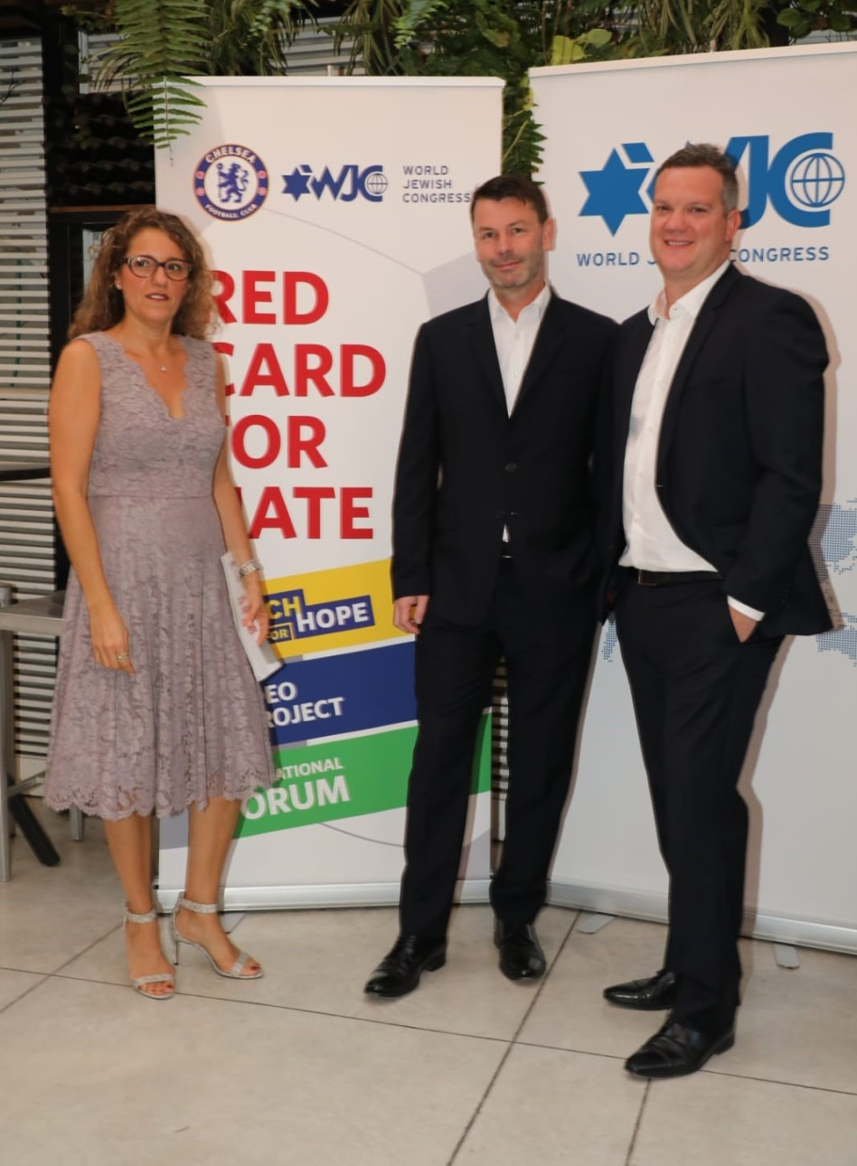 בן מנספורד, סיימון טיילור וסוניה גומס דה מסקיטה (צילום: ששון תירם)