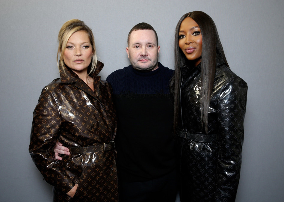 נעמי קמפבל, קים ג'ונס וקייט מוס (צילום: לואי ויטון מלטייר)