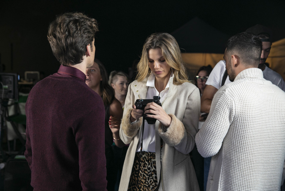 עם החברים החדשים. ישראל עם ניבר מדר וגפן ברקאי