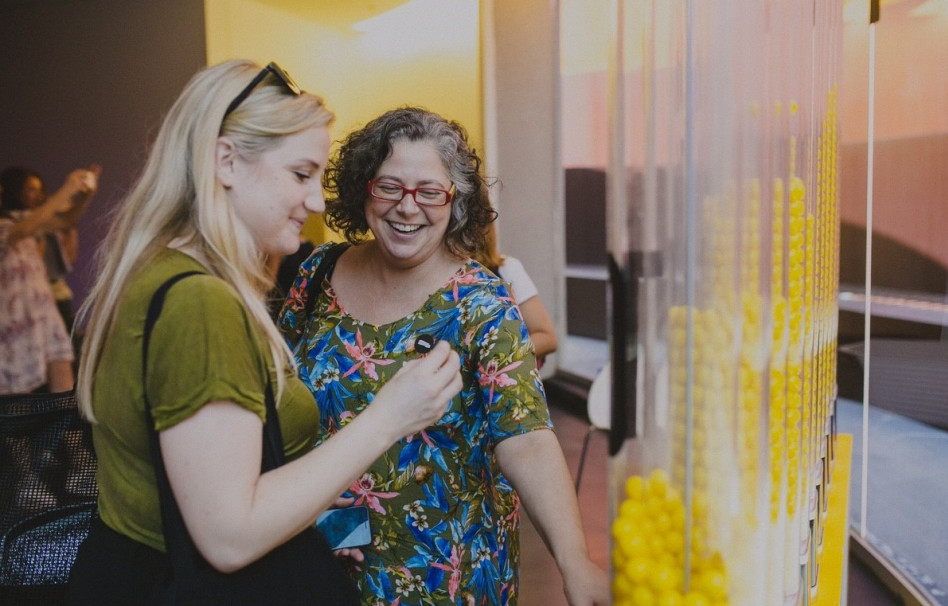 ניבה יחיאב וחנה מיילין (צילום: נעה מגר)