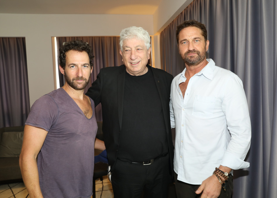 ג'רארד באטלר, אבי לרנר ואורי פפר (צילומים: רפי דלויה)