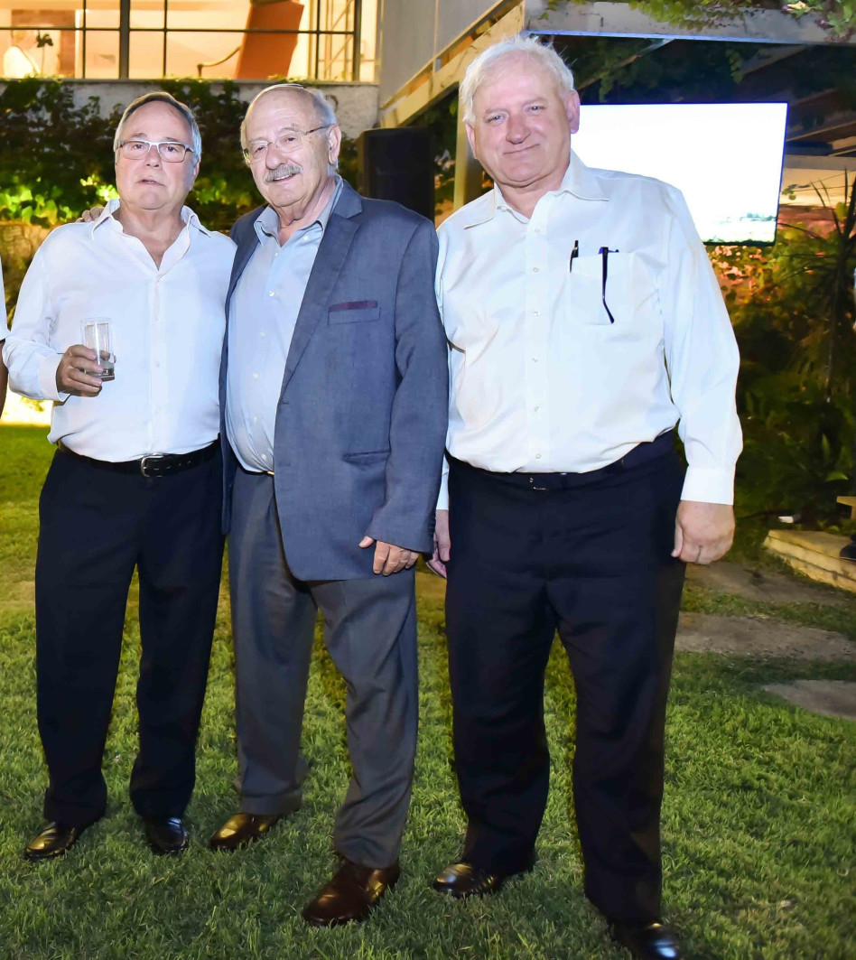 יאיר סרוסי, דוד בלומברג ויאיר המבורגר (צילום: חגי יחזקאל)