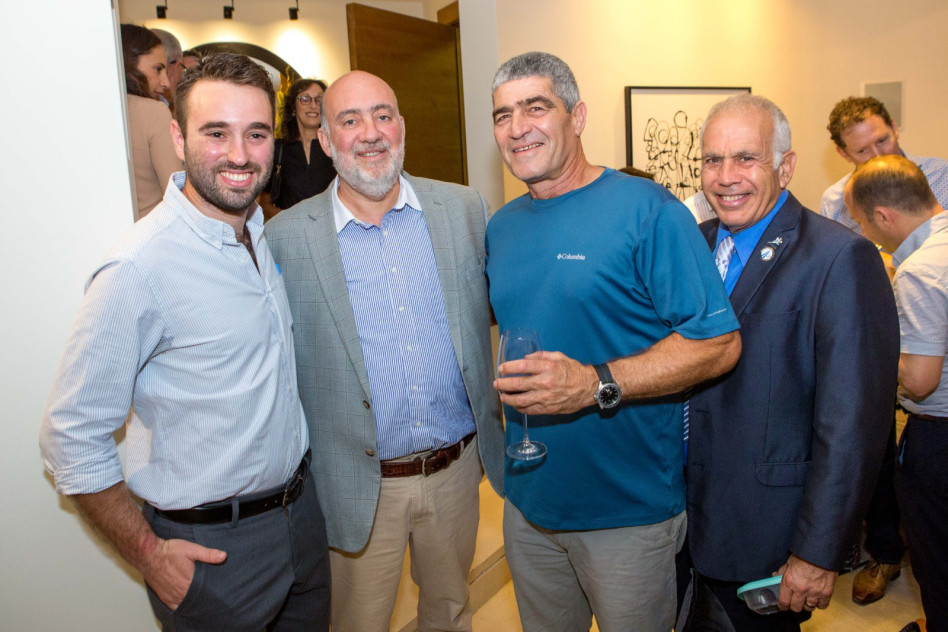 דני גרוסמן, טל רוסו, רון פרושור ואייל בירם (צילום: טוהר לב)