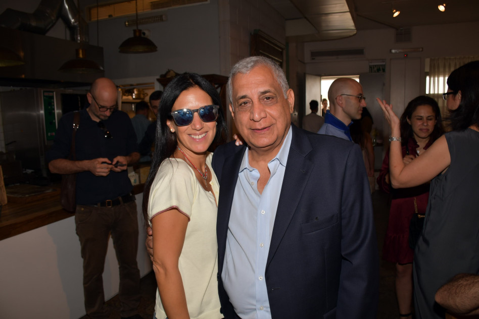 פנחס (פיני) כהן ומיכל ברק (צילום: אביב חופי)