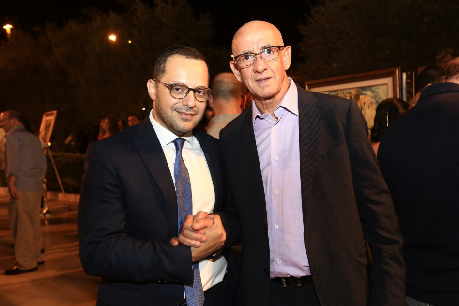 חיים טייב ואבי סמואלס (צילום: פביאן קלדרוף)