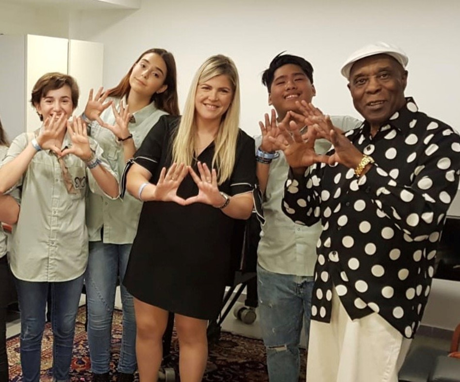 באדי גאי, טליה בז'רנו ופעילי התנועה (צילום: אביב חופי)