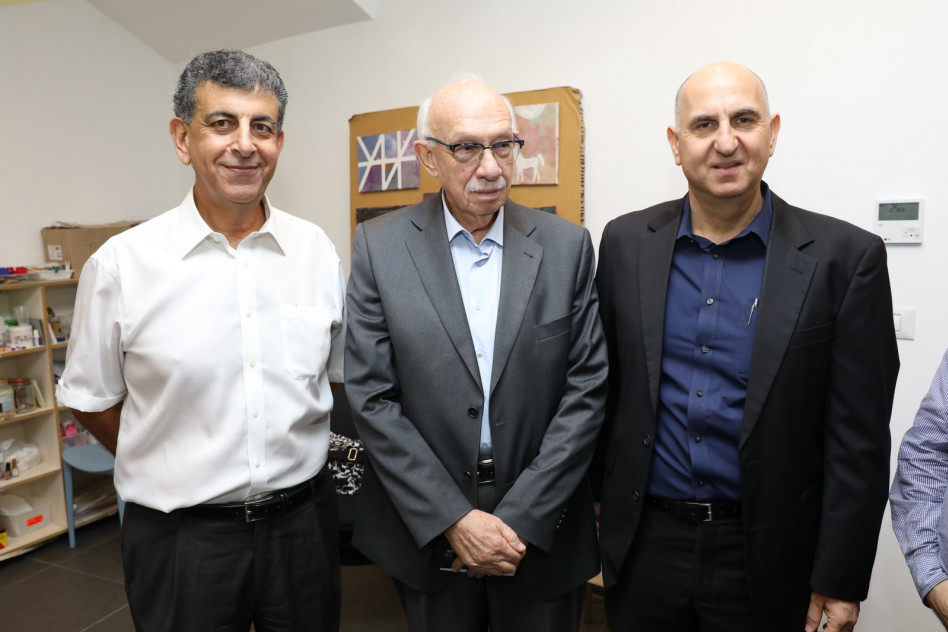 בועז הרמן, אביגדור קפלן ואהוד רצאבי (צילום: חן גלילי)