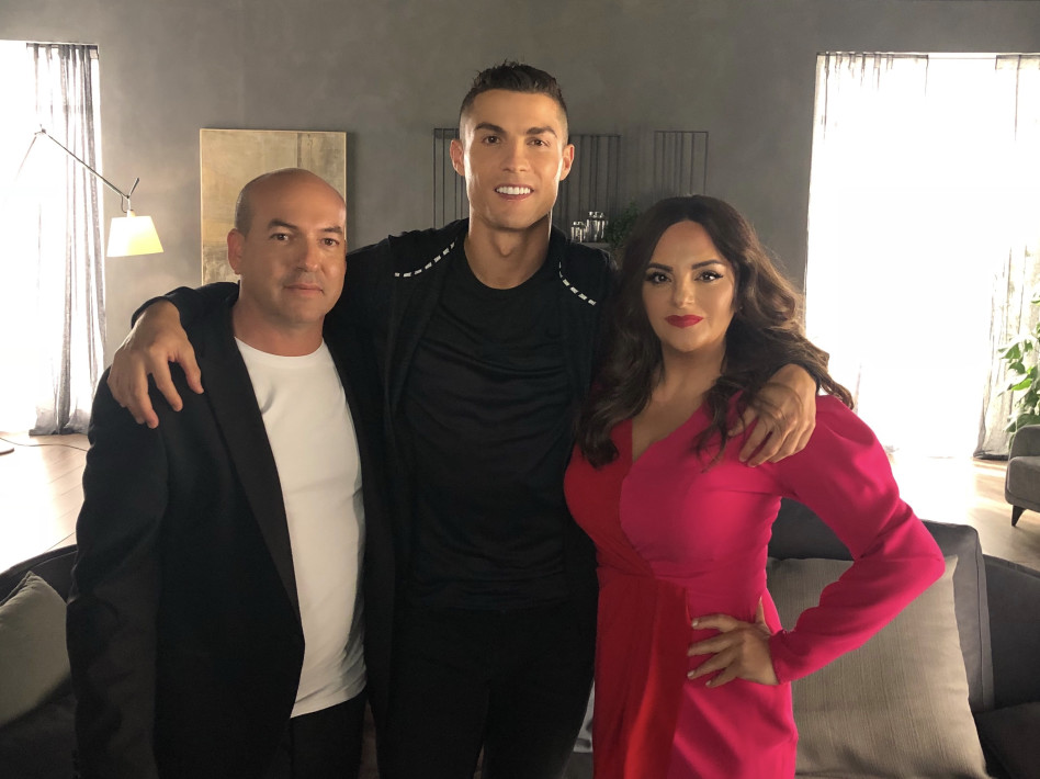 אופירה אסייג, כריסטיאנו רונאלדו, אייל ברקוביץ' (צילום: הוט)