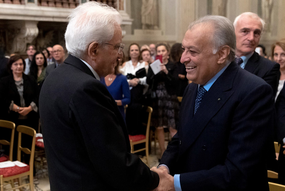 זובין מהטה וסרג'יו מטרלה (צילום: Giandotti Paolo) 