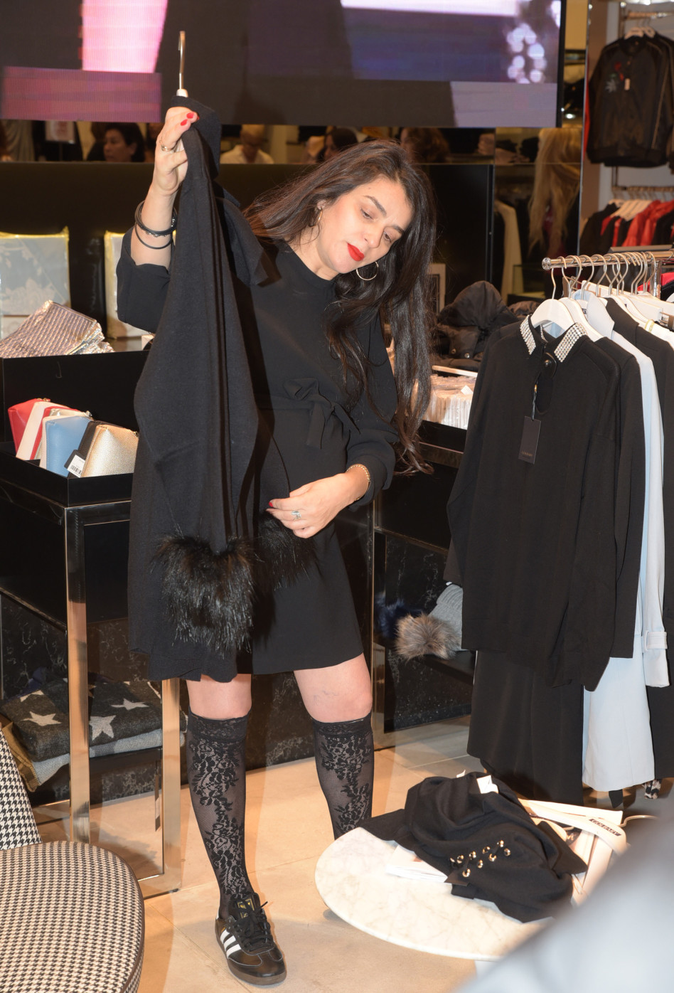 עבדה עד הרגע האחרון. ליאת אשורי (צילום:אלעד גוטמן)