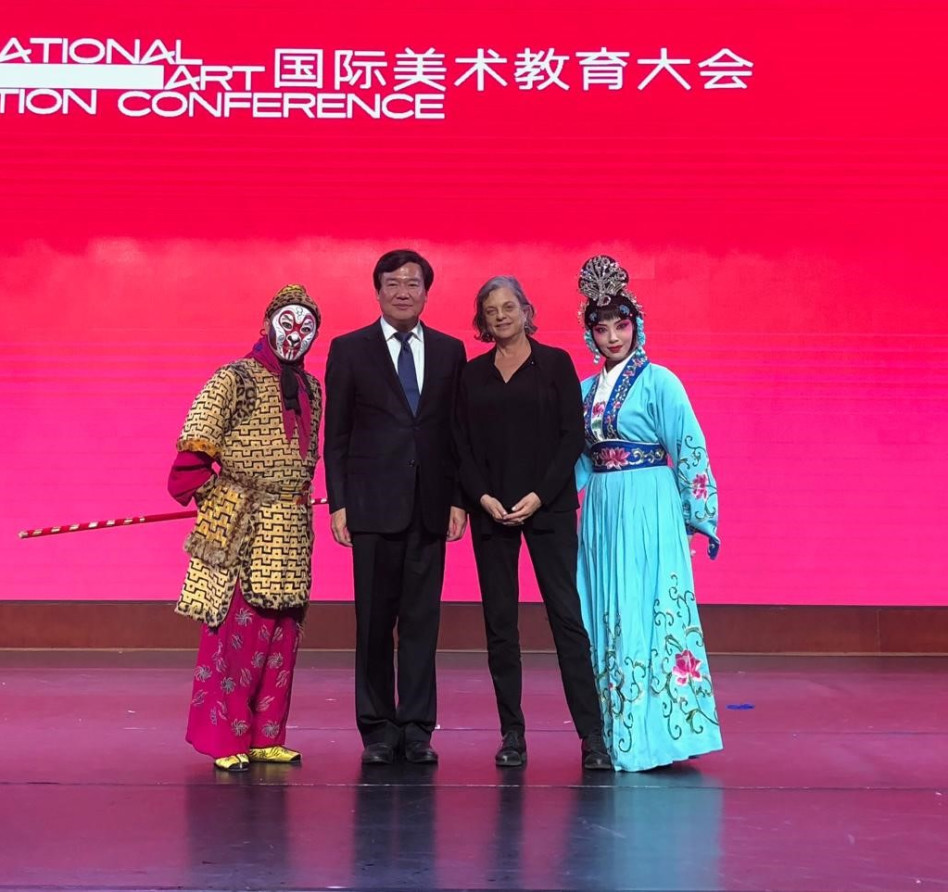 פרופ' יולי תמיר ופרופ' גאו (צילום: עדי תמיר)