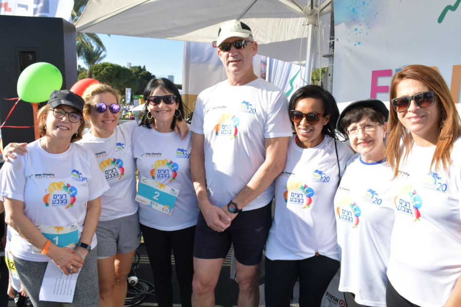  (צילום: אביב חופי) מירב בן ארי, עדינה בר-שלום, מהרטה ברוך' בני גנץ, אורלי גל, חן אלטשולר ויהודית יובל רקנאטי