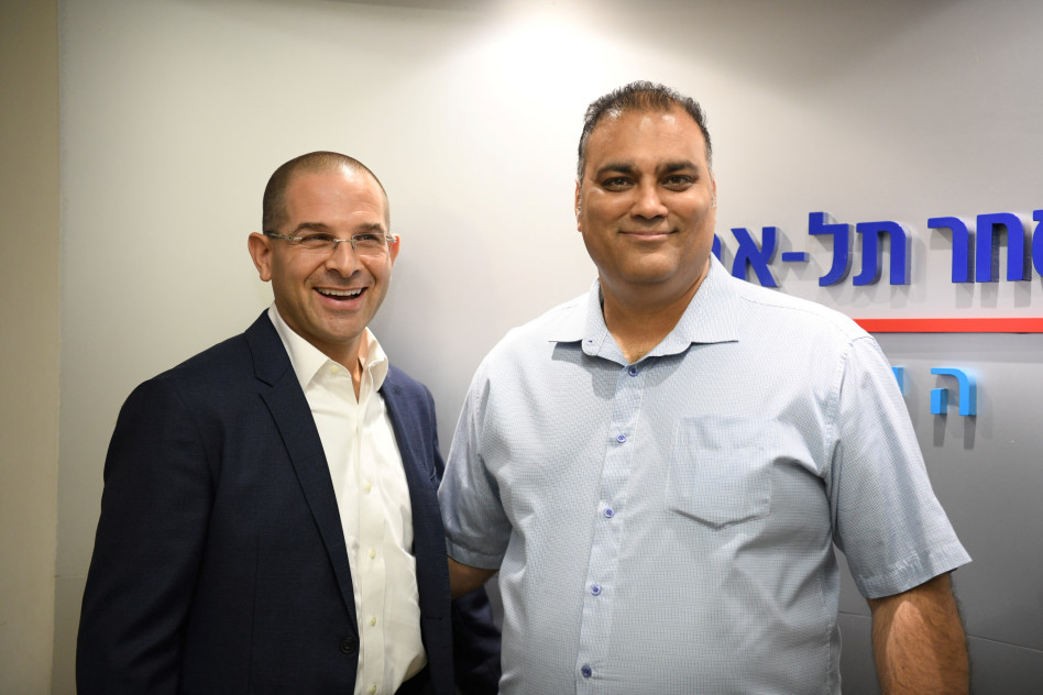 רונן סולומון ומיכה אבני (צילום: יאיר שגיא)