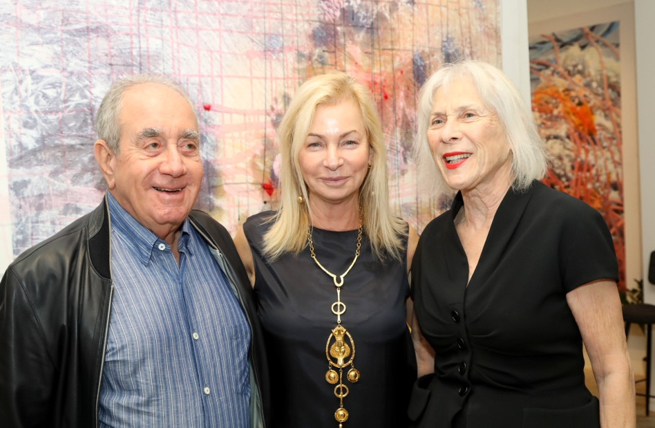 חוה אקירוב, אריאלה ורטהיימר ואלפרד אקירוב (צילום: סיון פרג')