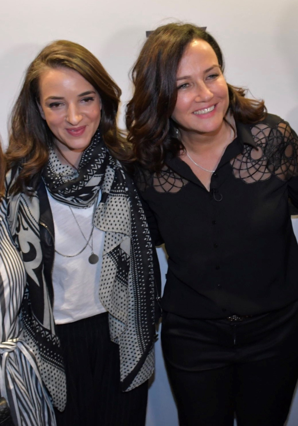 צופית גרנט ולוסי אהריש (צילום: אביב חופי)