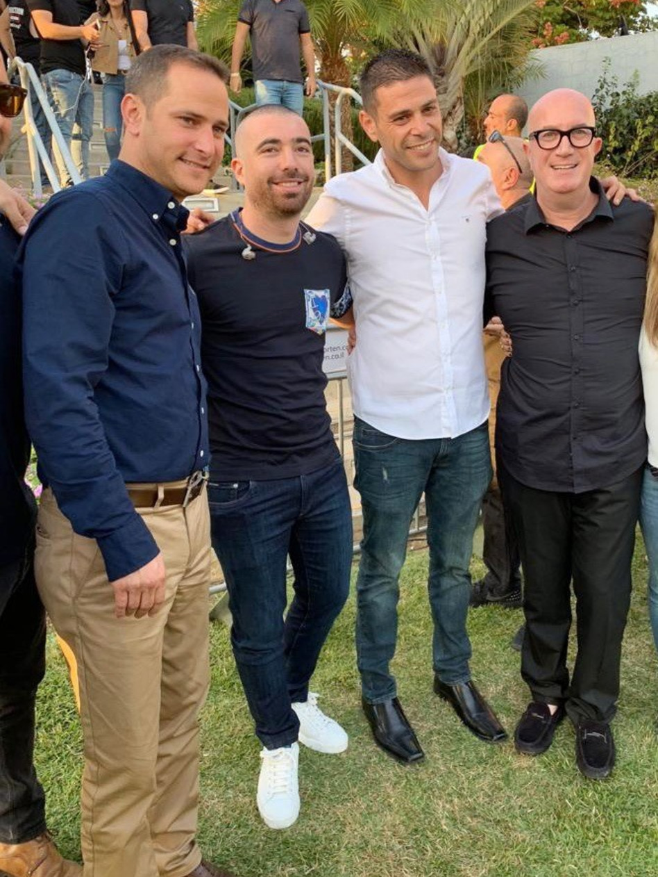 אבי בלשניקוב, רפי גמיש, עומר אדם ורז קינסטליך (צילום: עידן גרוס)