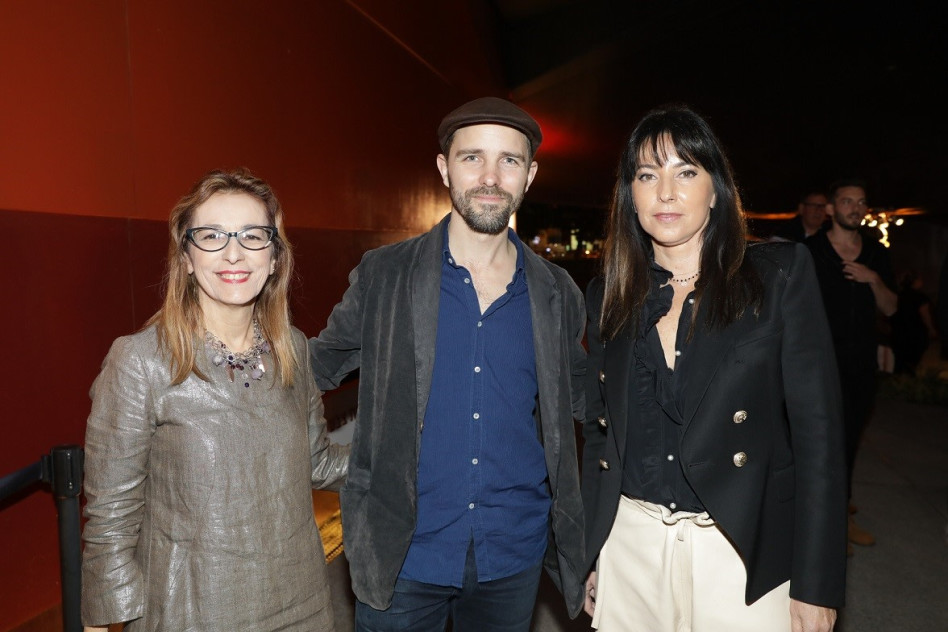 רז'ין גנזי, מרטן באס ומיה דבש (צילום רפי דלויה)