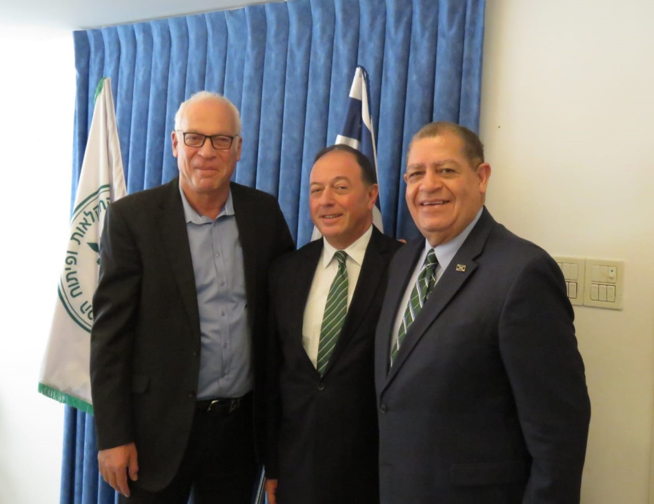  אודלי שו, גדעון סיטרמן ואורי אריאל (צילום: באדיבות דוברות שר החקלאות ופיתוח הכפר )