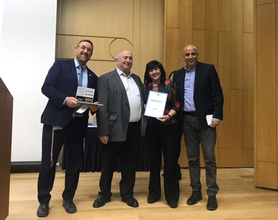 יאיר באר, אסתר לוצאטו, אלי אללוף ויהודה גליק (צילום: צבי תקשורת)