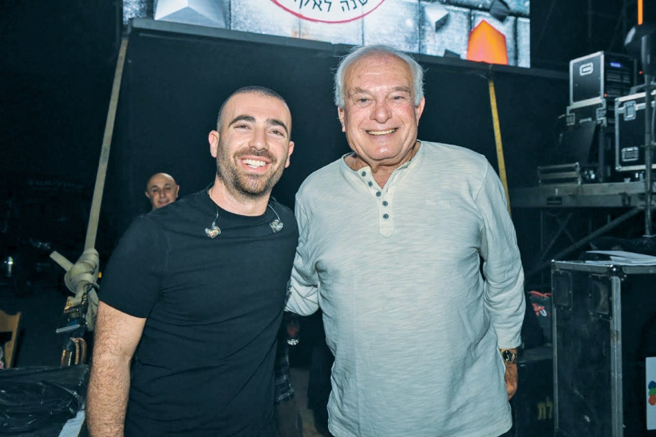 גיורא אקרשטיין ועומר אדם (צילום: ארן דולב)